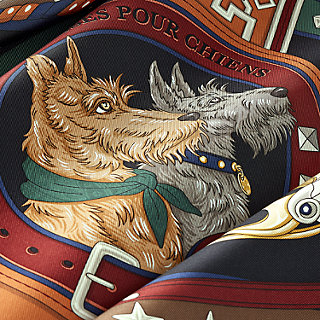 Lenço 90 Colliers et Laisses pour Chiens | Hermès Brasil